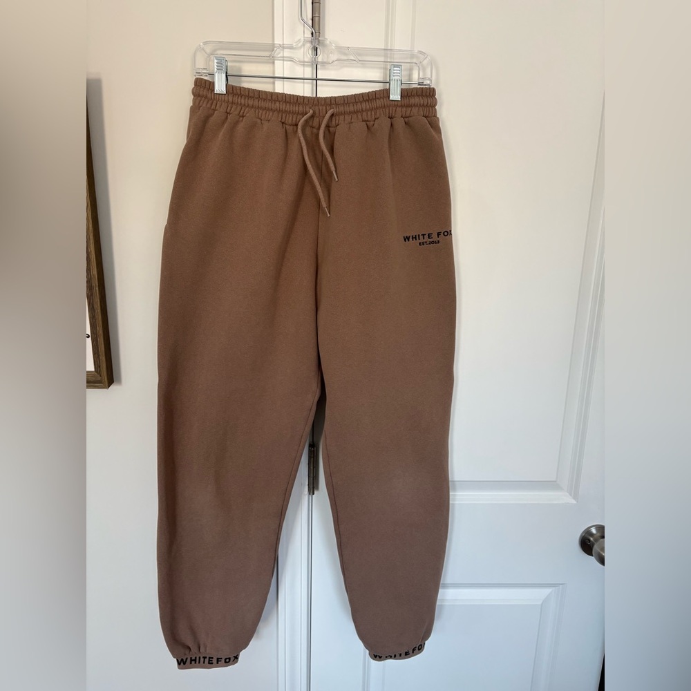 White Fox Boutique Put It On Repeat Sweatpants Mocha